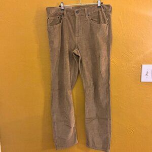 Levi’s Corduroy Pants - Brown / Tan Straight Leg -  30x30 -  New With Tags